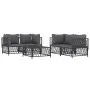 5-teiliges Gartenmöbel-Set und anthrazitgraue Stahlkissen von vidaXL, Gartensets - Ref: Foro24-3186825, Preis: 406,57 €, Raba...