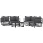 5-teiliges Gartenmöbel-Set und anthrazitgraue Stahlkissen von vidaXL, Gartensets - Ref: Foro24-3186825, Preis: 417,75 €, Raba...