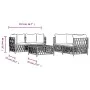 5-teiliges Gartenmöbel-Set und anthrazitgraue Stahlkissen von vidaXL, Gartensets - Ref: Foro24-3186825, Preis: 406,57 €, Raba...