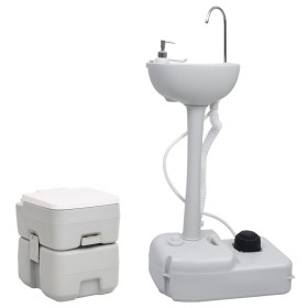 Portable Camping Basin Toilet Set by vidaXL, Camping and hiking - Ref: Foro24-3186665, Price: 245,81 €, Discount: %