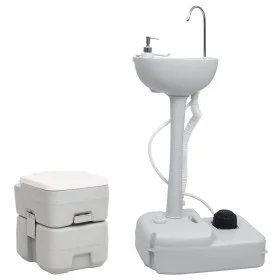 Portable Camping Basin Toilet Set by vidaXL, Camping and hiking - Ref: Foro24-3186665, Price: 236,08 €, Discount: %