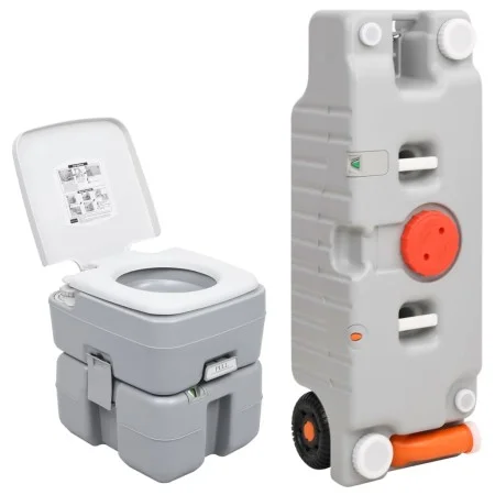 Portable Camping Toilet and Water Tank Set by vidaXL, Camping and hiking - Ref: Foro24-3186660, Price: 331,90 €, Discount: %