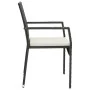 9-piece garden dining set with black synthetic rattan cushions. by vidaXL, Garden sets - Ref: Foro24-3184992, Price: 689,62 €...