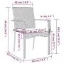 9-piece garden dining set with black synthetic rattan cushions. by vidaXL, Garden sets - Ref: Foro24-3184992, Price: 689,62 €...
