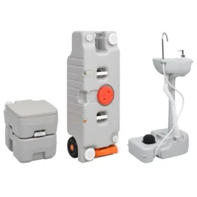 Portable camping toilet with sink and water tank by vidaXL, Camping and hiking - Ref: Foro24-3186670, Price: 432,99 €, Discou...