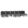8-teiliges Gartenmöbel-Set mit anthrazitfarbenen Stahlkissen von vidaXL, Gartensets - Ref: Foro24-3186907, Preis: 615,19 €, R...