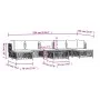 8-teiliges Gartenmöbel-Set mit anthrazitfarbenen Stahlkissen von vidaXL, Gartensets - Ref: Foro24-3186907, Preis: 615,19 €, R...