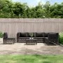 Juego de muebles de jardín 8 pzas con cojines acero antracita de vidaXL, Conjuntos de jardín - Ref: Foro24-3186891, Precio: 6...