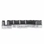 8-piece garden furniture set with white steel cushions by vidaXL, Garden sets - Ref: Foro24-3186890, Price: 517,15 €, Discoun...