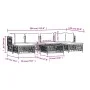 7-teiliges Gartenmöbel-Set mit Kissen aus weißem Stahl von vidaXL, Gartensets - Ref: Foro24-3186902, Preis: 384,94 €, Rabatt: %