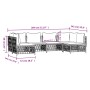 6-teiliges Gartenmöbel-Set mit Kissen aus weißem Stahl von vidaXL, Gartensets - Ref: Foro24-3186908, Preis: 424,89 €, Rabatt: %