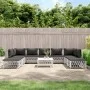 10-piece garden furniture set with cushions white steel by vidaXL, Garden sets - Ref: Foro24-3186926, Price: 646,48 €, Discou...