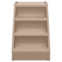 Escalera plegable para perros marrón 62x40x49,5 cm