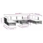 10-piece garden furniture set with cushions white steel by vidaXL, Garden sets - Ref: Foro24-3186926, Price: 646,48 €, Discou...