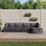 5-teiliges Gartenmöbel-Set und anthrazitgraue Stahlkissen von vidaXL, Gartensets - Ref: Foro24-3186865, Preis: 416,88 €, Raba...