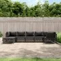 7-teiliges Gartenmöbel-Set mit anthrazitfarbenen Stahlkissen von vidaXL, Gartensets - Ref: Foro24-3186897, Preis: 593,92 €, R...