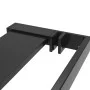 Duschwand mit ESG-Glasablage und schwarzem Aluminium 100x195cm von vidaXL, Duschwände und Duschwände - Ref: Foro24-3185467, P...