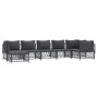 7-piece garden furniture set with anthracite steel cushions by vidaXL, Garden sets - Ref: Foro24-3186897, Price: 602,00 €, Di...