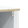 Juego de muebles de baño BERG 2 pzas madera maciza pino blanco