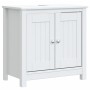 Juego de muebles de baño BERG 3 pzas madera maciza pino blanco