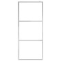Shower screen with ESG glass shelf and chrome aluminum 100x195cm by vidaXL, Shower walls and screens - Ref: Foro24-3185500, P...