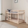 Cama litera sin colchón madera maciza de pino 90x190 cm