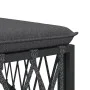 Gartenmöbel-Set 4-teilig und anthrazitgraue Stahlkissen von vidaXL, Gartensets - Ref: Foro24-3186861, Preis: 326,39 €, Rabatt: %