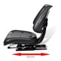 Asiento de tractor con respaldo negro de vidaXL, Accesorios y piezas para tractores - Ref: Foro24-210156, Precio: 87,97 €, De...