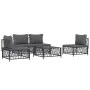 5-piece garden furniture set with anthracite grey steel cushions by vidaXL, Garden sets - Ref: Foro24-3186833, Price: 423,00 ...