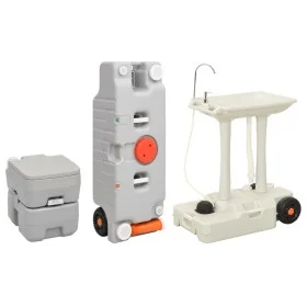 Toilet set with sink and portable water tank for camping by vidaXL, Camping and hiking - Ref: Foro24-3186676, Price: 540,62 €...