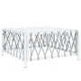 Juego de muebles de jardín 5 piezas y cojines acero blanco de vidaXL, Conjuntos de jardín - Ref: Foro24-3186822, Precio: 313,...