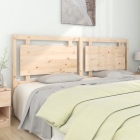 Cabecero de cama madera maciza de pino 205,5x4x100 cm