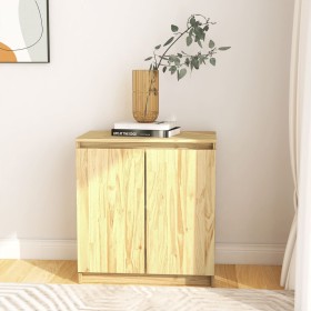 Solid pine wood auxiliary cabinet 60x36x65 cm by vidaXL, Sideboards - Ref: Foro24-833097, Price: 63,54 €, Discount: %