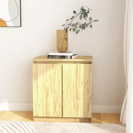 Solid pine wood auxiliary cabinet 60x36x65 cm by vidaXL, Sideboards - Ref: Foro24-833097, Price: 62,73 €, Discount: %