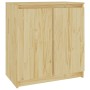 Beistellschrank aus massivem Kiefernholz, 60 x 36 x 65 cm von vidaXL, Sideboards - Ref: Foro24-833097, Preis: 63,54 €, Rabatt: %