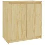 Solid pine wood auxiliary cabinet 60x36x65 cm by vidaXL, Sideboards - Ref: Foro24-833097, Price: 62,73 €, Discount: %