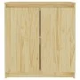 Solid pine wood auxiliary cabinet 60x36x65 cm by vidaXL, Sideboards - Ref: Foro24-833097, Price: 62,73 €, Discount: %