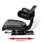 Traktorsitz mit schwarzer Rückenlehne von vidaXL, Traktorzubehör und -teile - Ref: Foro24-210202, Preis: 107,05 €, Rabatt: %