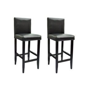 Küchenhocker 2 Einheiten aus schwarzem Kunstleder von vidaXL, Küchenhocker - Ref: Foro24-240071, Preis: 209,37 €, Rabatt: %
