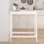 High bar table solid white pine wood 100x50x110 cm by vidaXL, Kitchen and dining tables - Ref: Foro24-833266, Price: 82,66 €,...