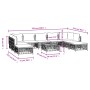 Gartenmöbel-Set 10-teilig und anthrazitgraue Stahlkissen von vidaXL, Gartensets - Ref: Foro24-3186927, Preis: 864,05 €, Rabat...