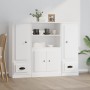 Hohe Sideboards, 3 Stück, weißes Sperrholz von vidaXL, Sideboards - Ref: Foro24-3185311, Preis: 225,79 €, Rabatt: %