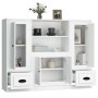 Hohe Sideboards, 3 Stück, weißes Sperrholz von vidaXL, Sideboards - Ref: Foro24-3185311, Preis: 225,79 €, Rabatt: %