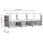 3-piece garden furniture set with cushions white steel by vidaXL, Garden sets - Ref: Foro24-3186816, Price: 198,27 €, Discoun...