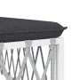 6-teiliges Gartenmöbel-Set mit Kissen aus weißem Stahl von vidaXL, Gartensets - Ref: Foro24-3186880, Preis: 324,22 €, Rabatt: %