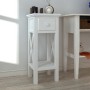 Beistelltisch mit weißer Schublade von vidaXL, Seitentische - Ref: Foro24-241147, Preis: 79,28 €, Rabatt: %