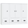 Tall sideboards 3 pieces white plywood by vidaXL, Sideboards - Ref: Foro24-3185295, Price: 229,40 €, Discount: %
