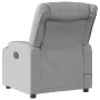 Sillón reclinable de masaje eléctrico tela gris claro