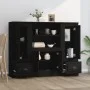 Hohe Sideboards, 3 Stück, schwarzes Sperrholz von vidaXL, Sideboards - Ref: Foro24-3185312, Preis: 208,60 €, Rabatt: %