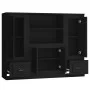 Aparadores altos 3 piezas madera contrachapada negro de vidaXL, Aparadores - Ref: Foro24-3185312, Precio: 208,69 €, Descuento: %